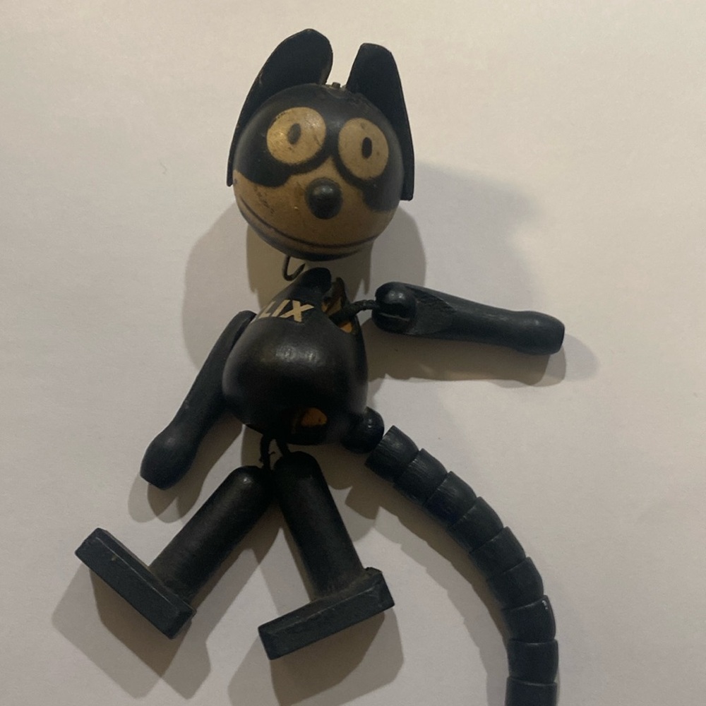 Vintage wood Felix the Cat Pat Sullivan 1925